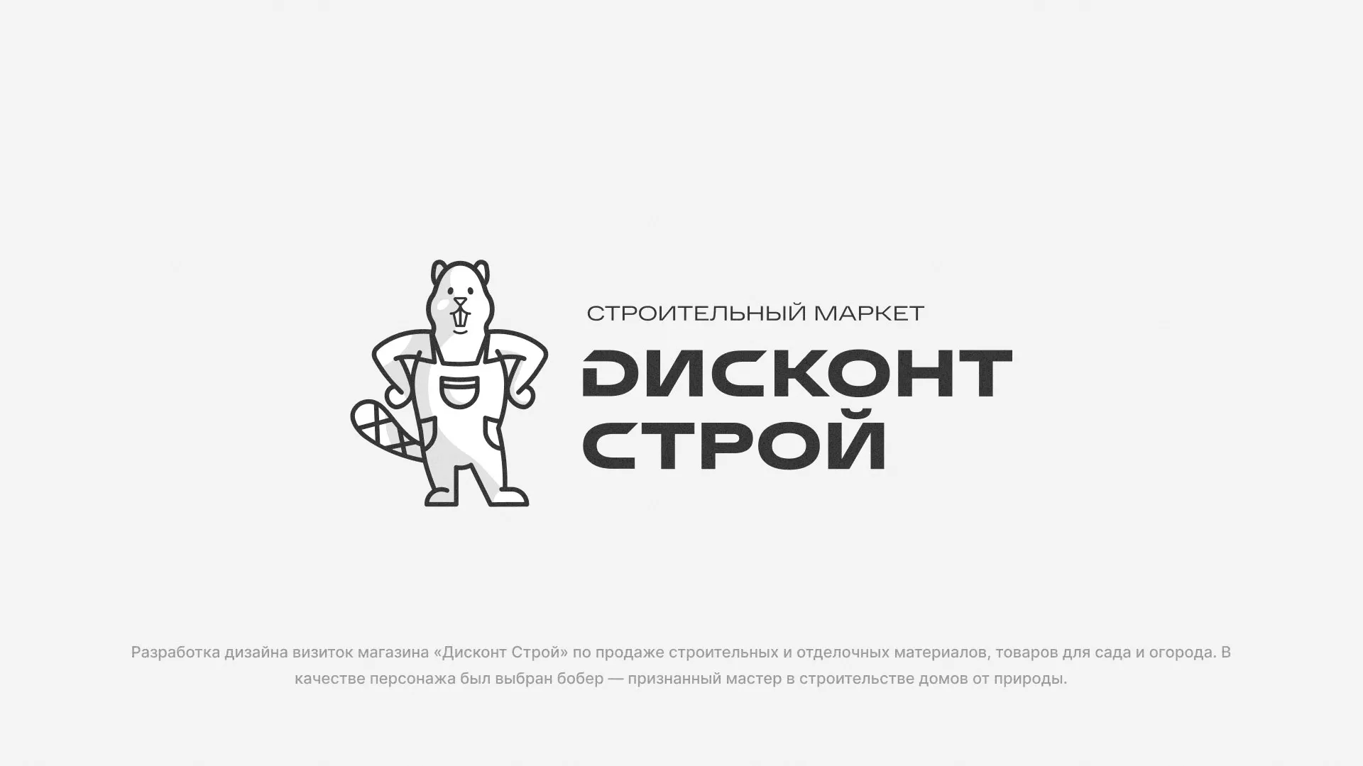 Разработка дизайна визиток магазина «Дисконт Строй» в Кирсанове